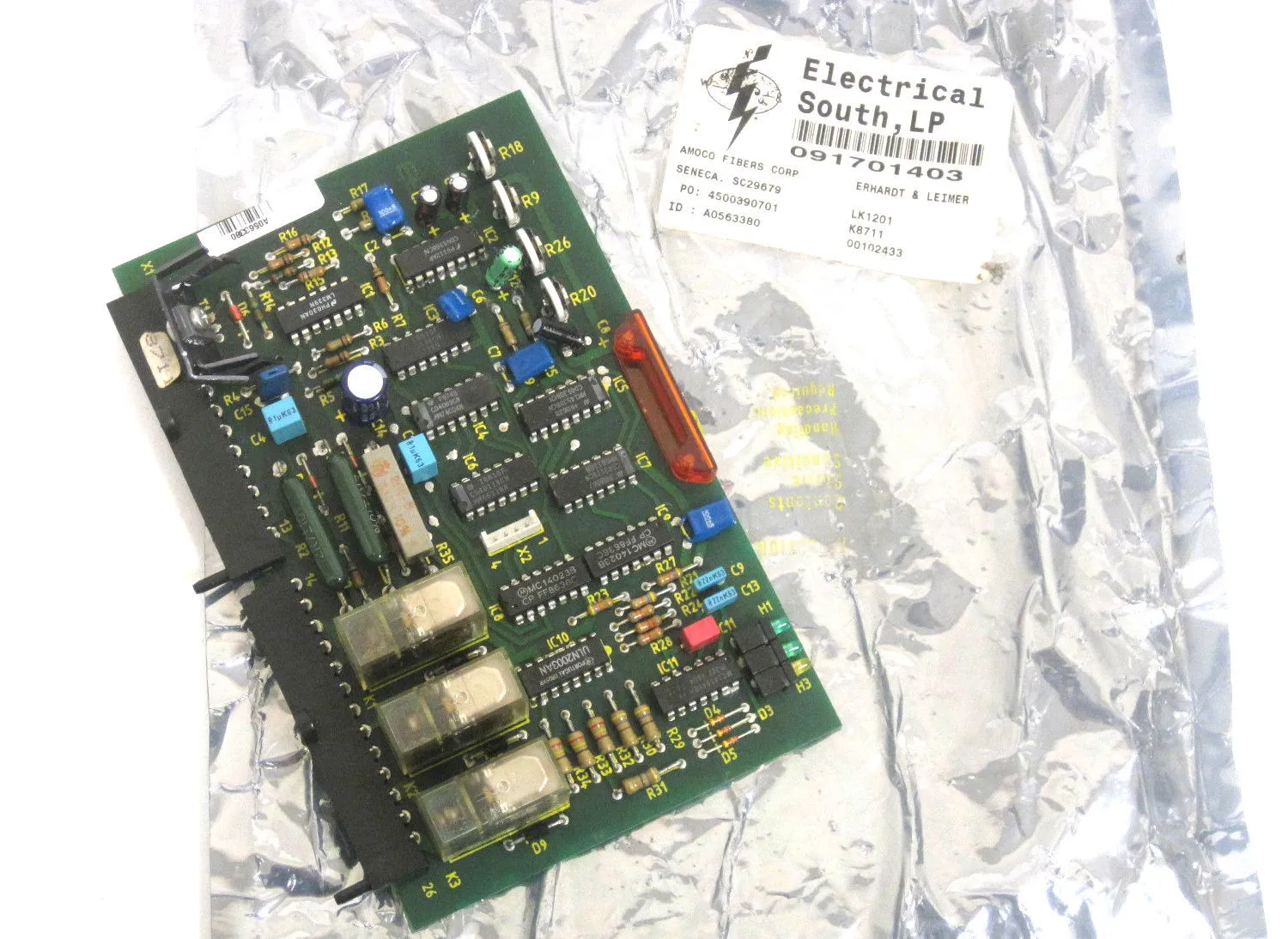ERHERDT & LEIMER LK1201 PC BOARD REFURBISHED