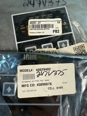 Patlow 49005-27 /40029402 / 40029402 MFG CD: 45096076 (3.1.2)