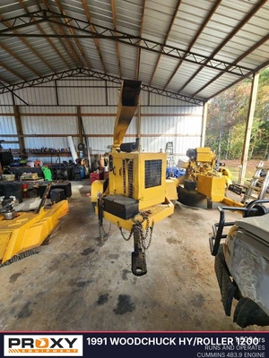 Used 1991 WOODCHUCK HY/ROLLER 1200 Brush Chippers Alabama US | Proxy Equipment #1384929