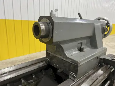 27" x 84" HERCULES AJAX MODEL #HR2000 #25 HEAVY DUTY GAP BED ENGINE LATHE, 4" HOLE: STOCK #19837