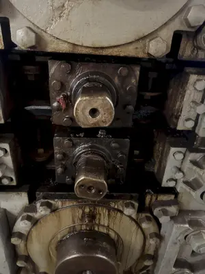 20" WIDE x 22" x 4-HI BLISS 100 HP POWERED ROLLING MILL: YOBRO #23828