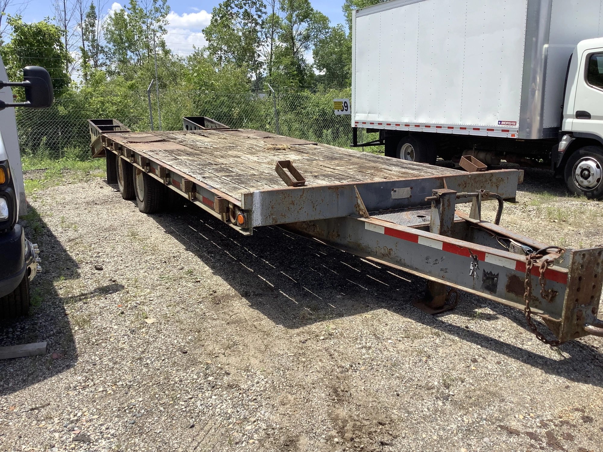 Used 2001 TRAIL KING TK18LP Lowboy Trailers Michigan US | Miedema Asset Management Group #1312894