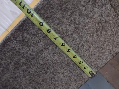 8' X 4' X 10" CHALLENGE PRECISION LAYOUT INSPECTION GRANITE TABLE: STOCK #23813