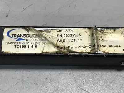 USED TRANSDUCER TECHNIQUES TD390-5-6-0