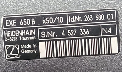 USED Heidenhain Does Not Apply