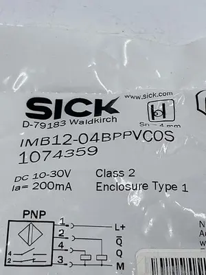 New | in-Stock SICK SICK IMB12-04BPPVCOS Sensors | ND Industrial Surplus #1214738