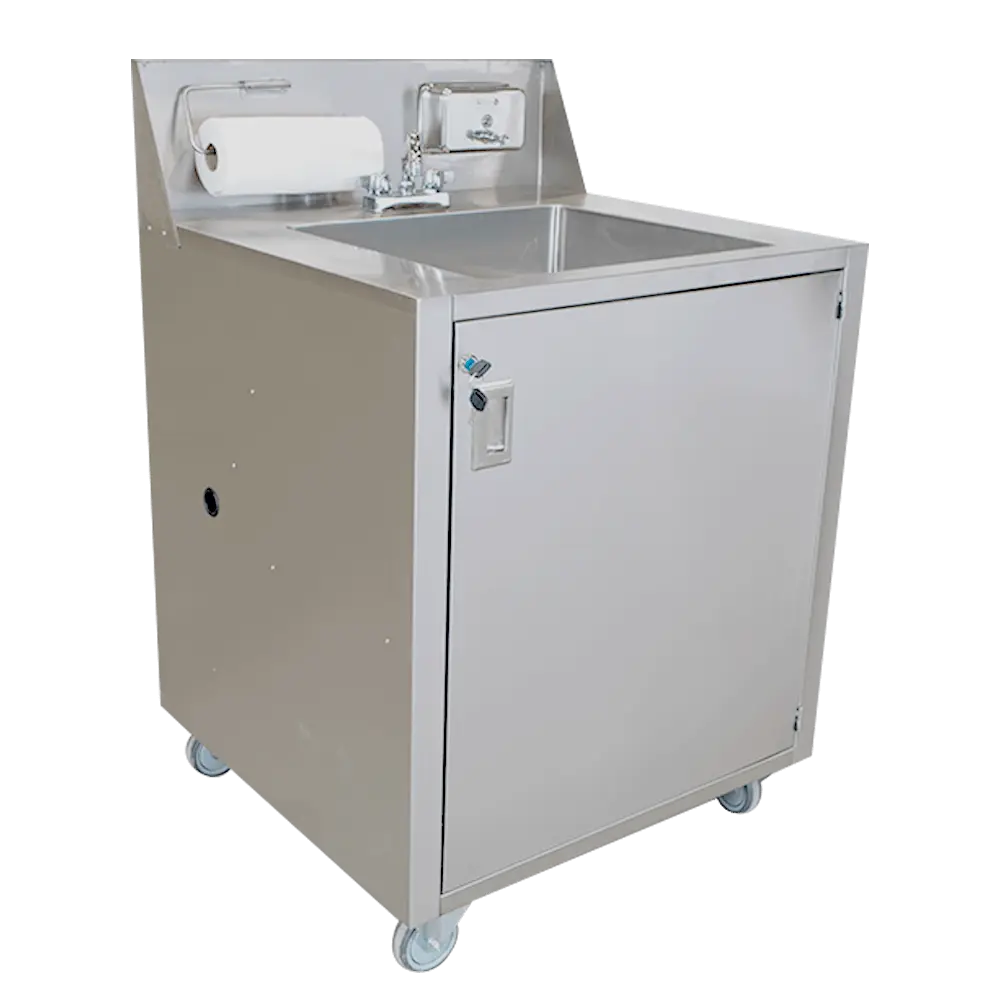 76-0018 Single Basin Self Contained Stainless Steel Sink