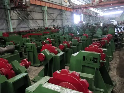 Used 2007 Shijiazhuang Bearing / Shenyang Xinruite Φ140 + Φ245 ERW Tube Mill Package with ZJY180 Slitter Tooling & Accessories (Other) Texas US | Machine Tool Bids #1142315