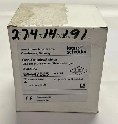 Used KROM SCHRODER DG50TG Miscellaneous Equipment (Electrical & Power) | Surplus Asset Holdings #1197610