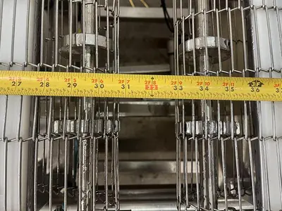 114"L Three-Section Wire Conveyor