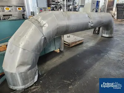 USED Carman 34" x 144" Carman Fluid Bed, Model FBP-302M, S/S