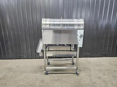Used Coating Pan Drum Tumbler, 24" Diameter X 48" Long