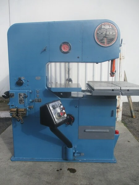36" x 12" DoAll, vertical vari-speed all material cutting bandsaw with power table