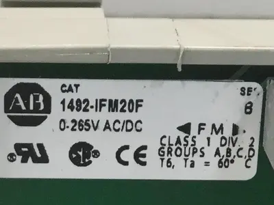 USED ALLEN BRADLEY 1492-IFM20F