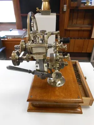 1419-385 Antique Topping Tool/Gearwheel Cutting Machine/Jeweler’s Lathe – Circa 1860