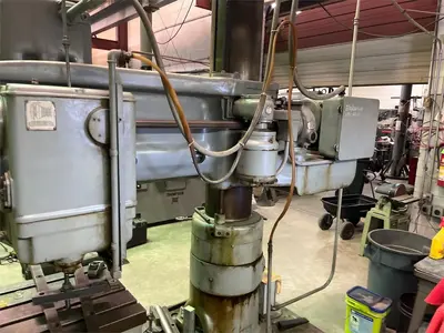 5' X 11" CARLTON MODEL #1A RADIAL ARM DRILL: YOBRO #25176