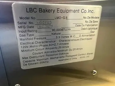 New | in-Stock LBC LMO-G8 Oven Cabinets Minnesota US | Rochester Equipment #1424729