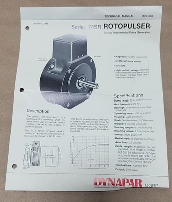 NEW Dynapar M010010