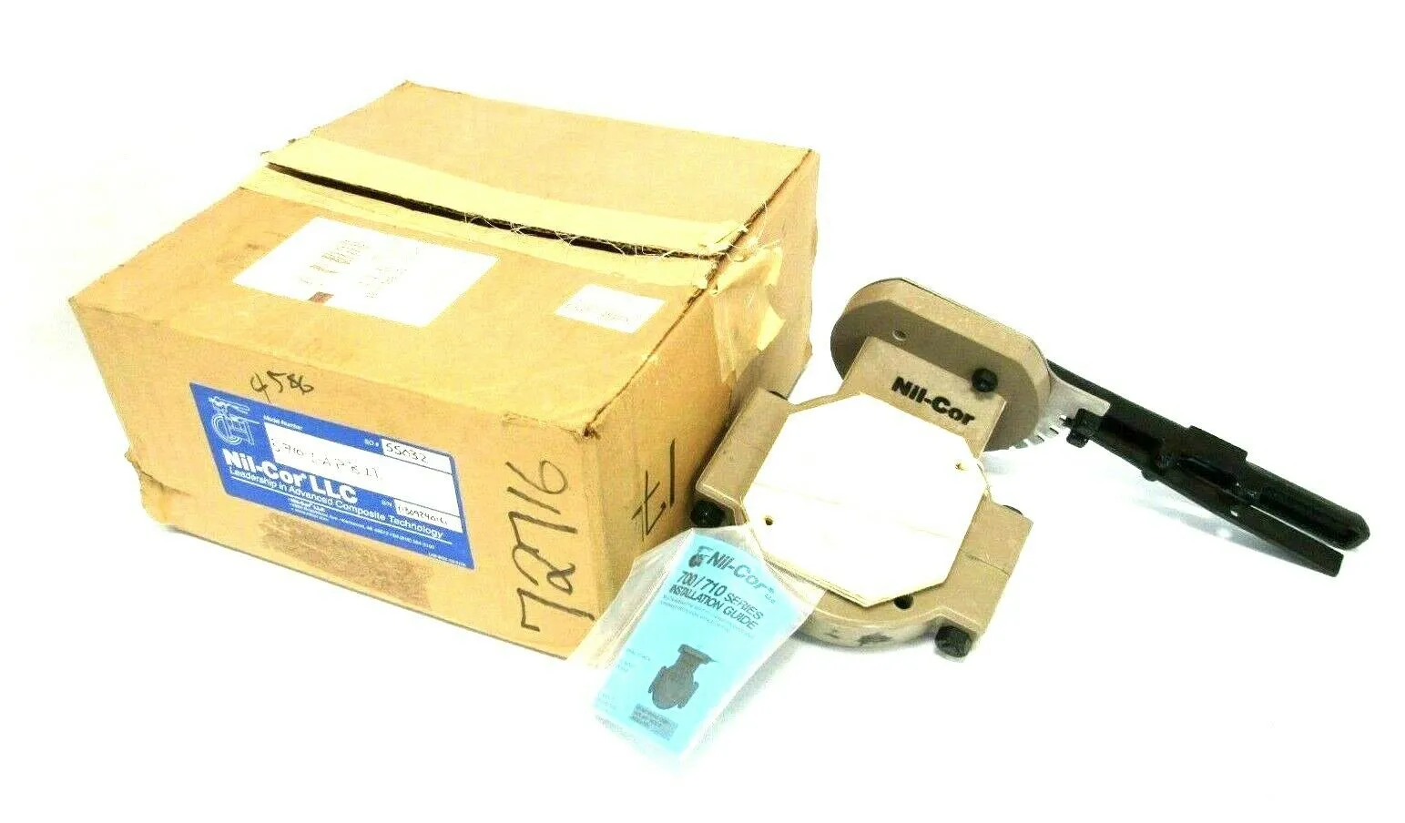 NEW NIL-COR 03-710-L-A-P-B-LD BUTTERFLY VALVE 3" 03710LAPBLD