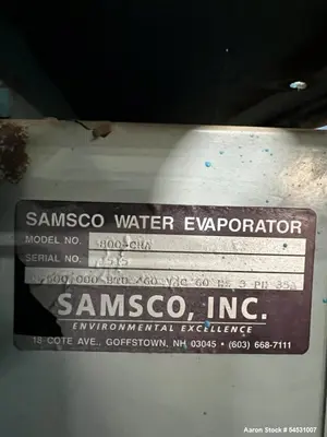 Used _UNKNOWN_ 800-CRA Tubular Evaporators Illinois US | Aaron Equipment #1269470