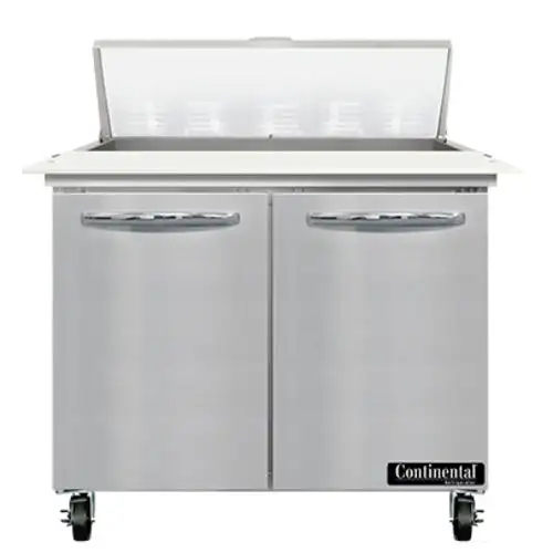 Continental SW36N10C 36" Sandwich/salad Prep Table W/ Refrigerated Base, 115v