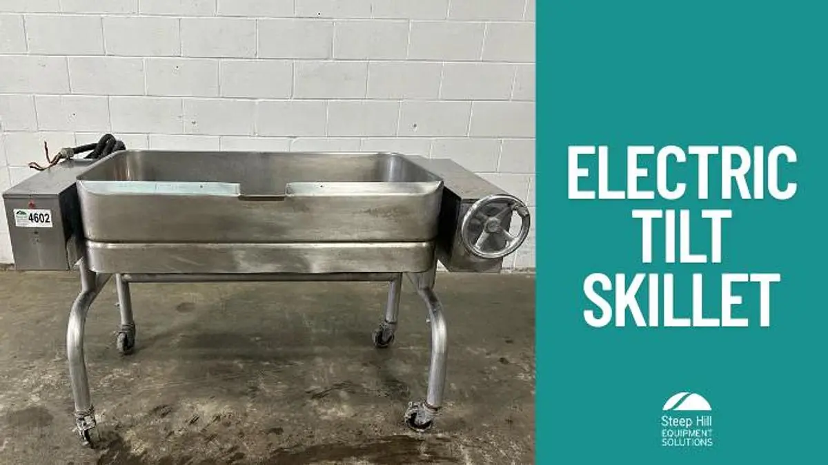 25 Gallon Electric Tilt Skillet