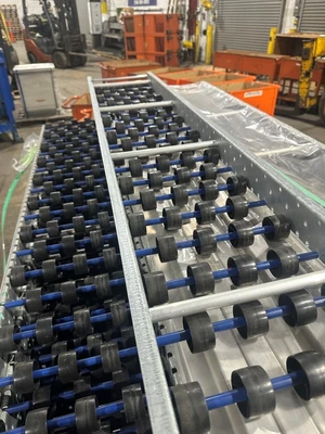 FLOW 10" X 78" ROLLER CONVEYOR