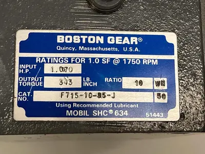 USED BOSTON F715-10-B5-J