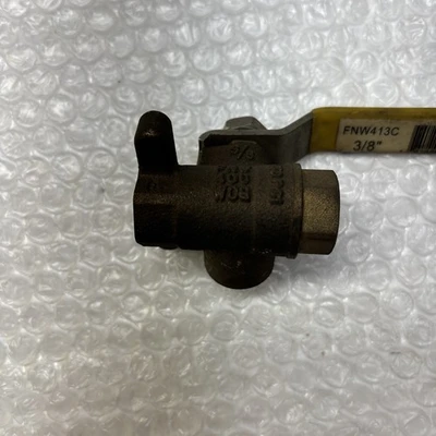 **FNW Brass 400 Wog 150 PSI Ball Valve 3/8" Fast Shipping &Warranty#