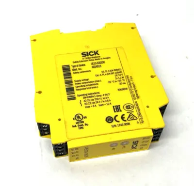 New | in-Stock Sick Safety Relay, Category 4, SIL 3 (IEC 61508) Relays & Switches Michigan US | Maverick Industrial Sales #1402124