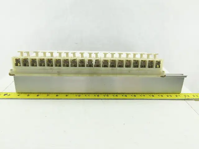 Allen Bradley 1492-CE Terminal Blocks W/Fuse FNA-10 Dual Element Din Rail 19 Pcs