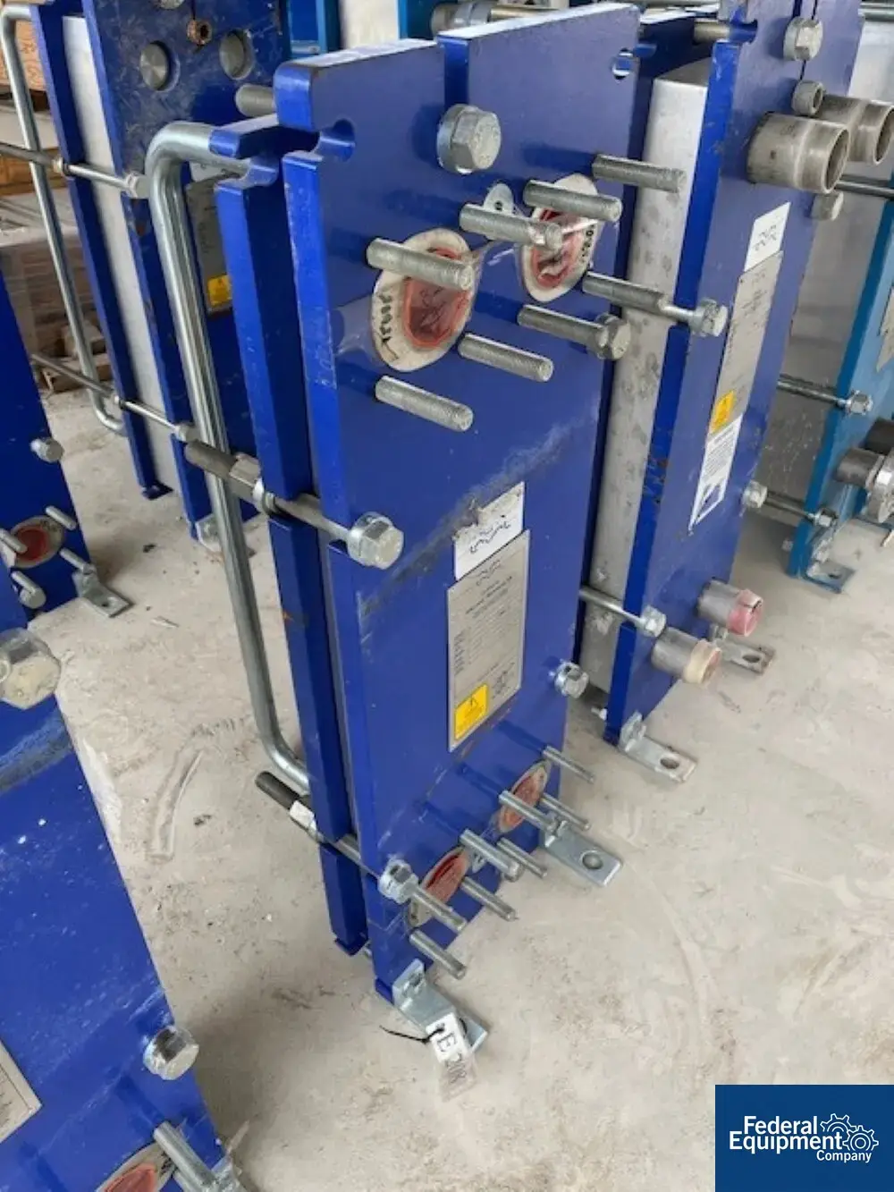 New | in-Stock Alfa Laval 12 Sq Ft Alfa Laval Plate Heat Exchanger, S/S, 150# Heat Exchangers Texas US | Federal Equipment Company #1337727