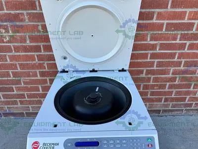 USED BECKMAN AVANTI J-E  REFRIGERATED HIGH-SPEED FLOOR CENTRIFUGE W/ JLA-9.100 ROTOR