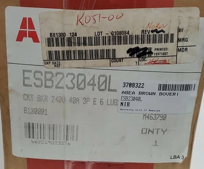 NEW ABB ESB23040L