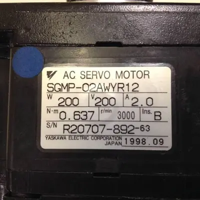 USED YASKAWA ELECTRIC SGMP-02AWYR12