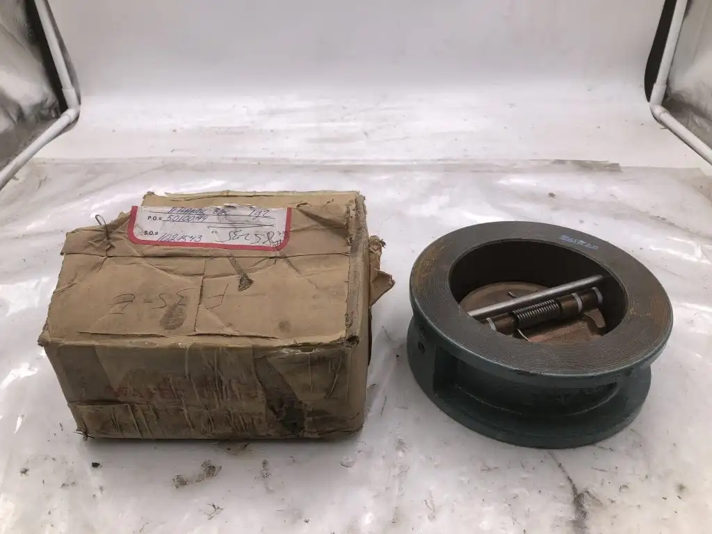 Pound 4″ 100A Wafer Check Valve w/ Bronze Disc-NIB
