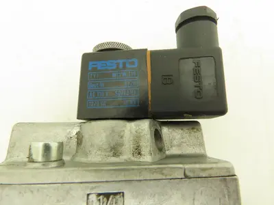 Festo JMFH-5-1/2 10166 Pneumatic Control Valve 5 Way 120 PSI 3/4"NPT 110V