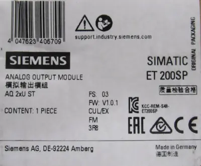 NEW SIEMENS 6ES7135-6FB00-0BA1 OUTPUT MODULE 6ES71356FB000BA1