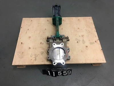 Rovalve 6"-150 Knife Gate Valve Air Operated