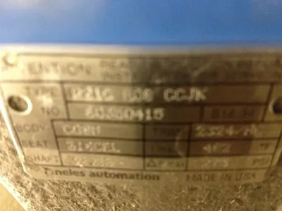 Neles Jamesbury 8"-150 V-Ball Control Valve