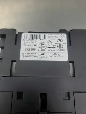 Siemens SIRIUS 3RT10363BB443MA0 Contactor w/3RH19212HA223AA1 Module. 4E48