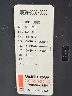 Watlow 985A-3CD0-0000 Temperature Controller (BIN643)