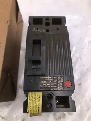 GE General Electric TEB122015WL 15A 2 Pole MCCB Circuit Breaker 240V -NIB