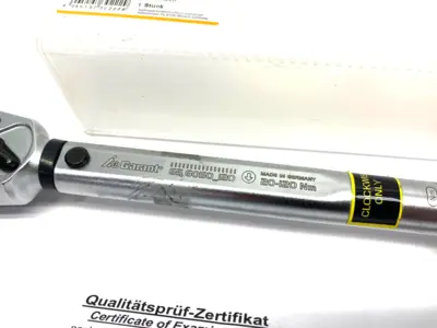 USED GARANT AUTOMATIC TRIGGERING TORQUE WRENCH W SETTING SCALE