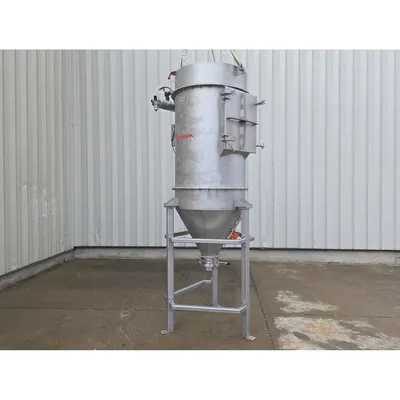 Used 2000 CFM Flexicon 316 Stainless Steel Pulse-Jet Filter Receiver 290 Sq/ft