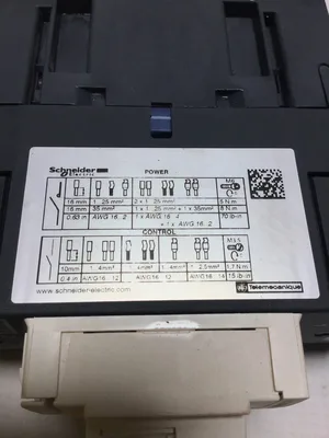 Schneider Electric LC1D40A Power Contactor 3 Pole 600VAC Max 50/60Hz 60A