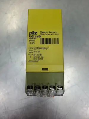 USED Pilz P1HZ2V 2S 24VDC Safety Relay, 24VDC, 240VAC, 6A