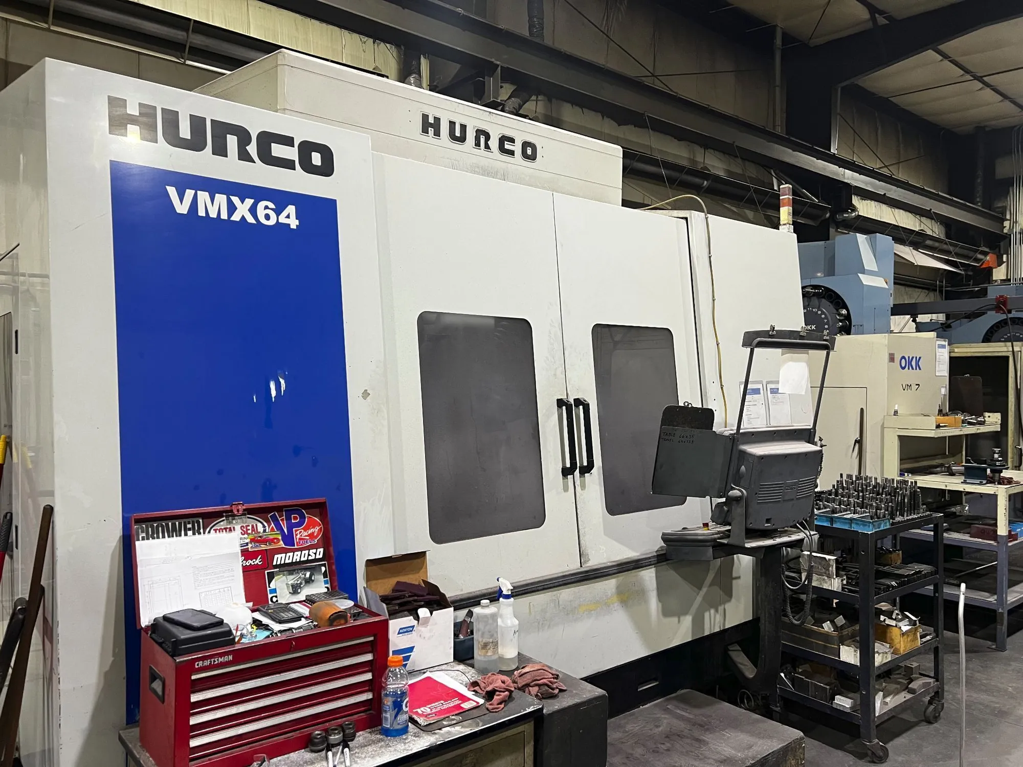 Used 2005 HURCO VMX64 CNC Vertical Machining Centers 8554