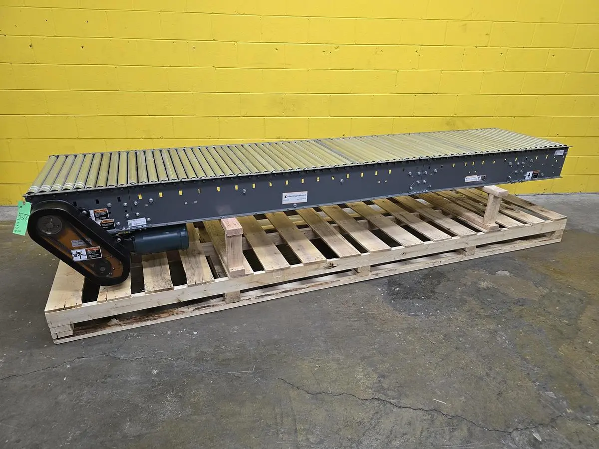 New | in-Stock 2018 INTELLIGRATED LIVE ROLLER CONVEYOR - V-BELT Roller Conveyors Wisconsin US | Packer City Sales #1297887