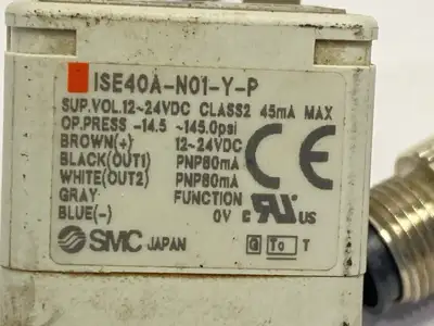 USED SMC DIGITAL PRESSURE SWITCH 12-24VDC